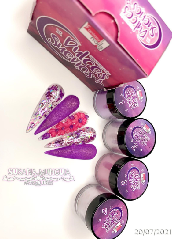 COLECCION ACRILICOS DULCES SUEÑOS FANTASY NAILS